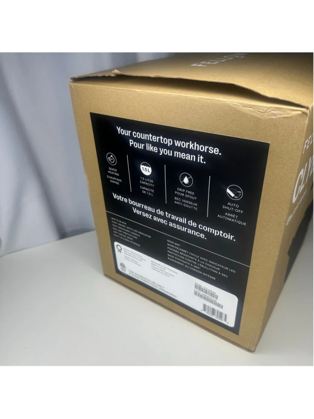 Fellow Clyde Electric Kettle One Size Black